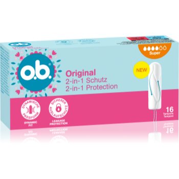 o.b. Original Super tampoane în caz de menstruație puternică